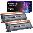 thumbnail image 1 of E-Z Ink Toner Printer Cartridge, for HL-L2300D, HL-L2305W, Black, TN660, 2 Pack, 1 of 5