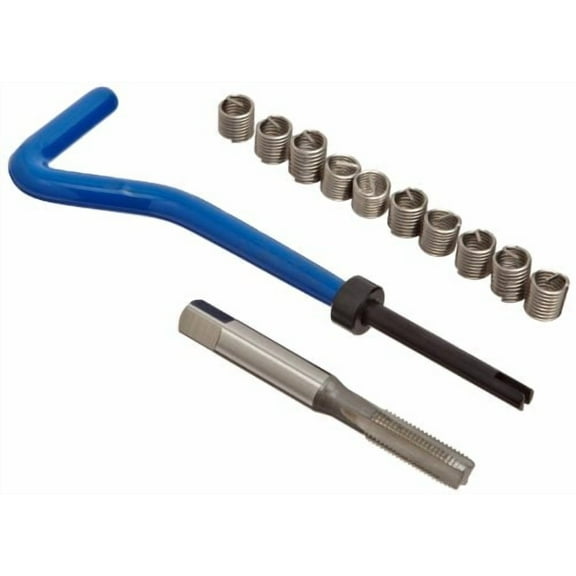 E-Z Lok EK40420 Metric Helical Threaded Insert Kit, 304 Stainless Steel, M4-0.7 Thread Size, 8 mm Installed Length (Pack of 10)