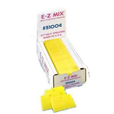 E-Z Mix  4 In. Spreaders - Yellow