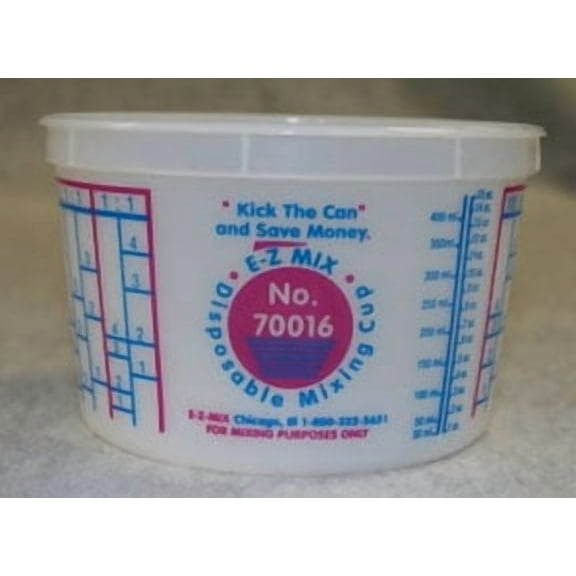 1-Pint Plastic Mixing Cups, box of 100 70016