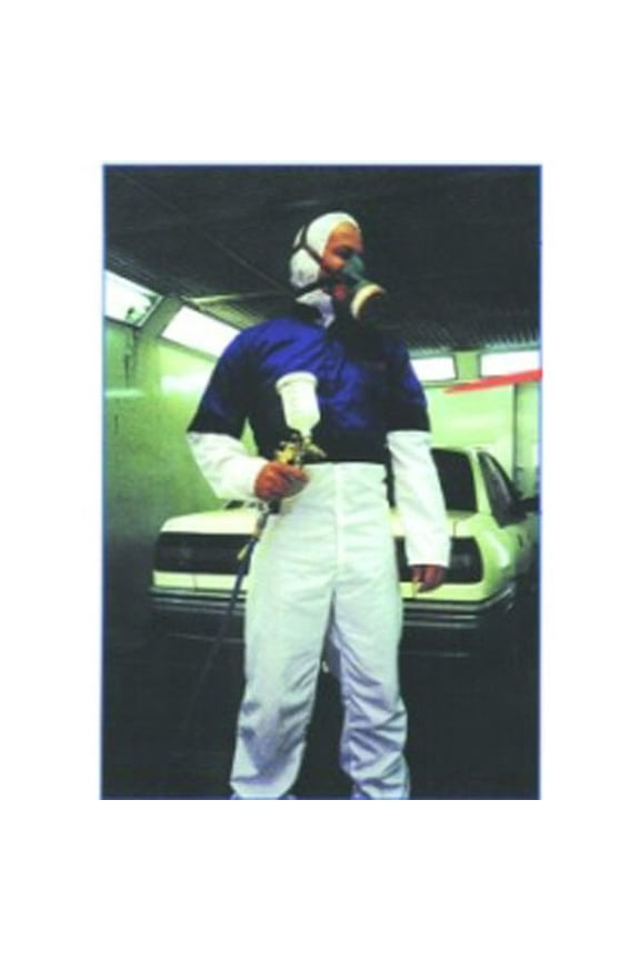 E-Z Mix 74850 Anti-Static Spray Suit, X-Large, Carbon Fiber Threads, Adjustable Waist, Detachable Hood