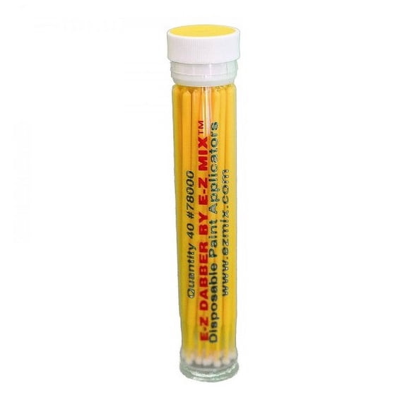 E-Z Mix 78000 E-Z Dabber Precision Paint Applicators, 40 per Tube