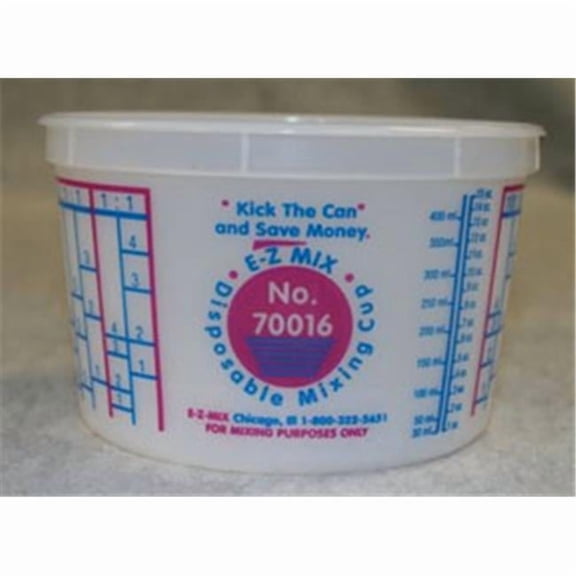 E-Z Mix  EMX-70016 Pint Plastic Mixing Cups