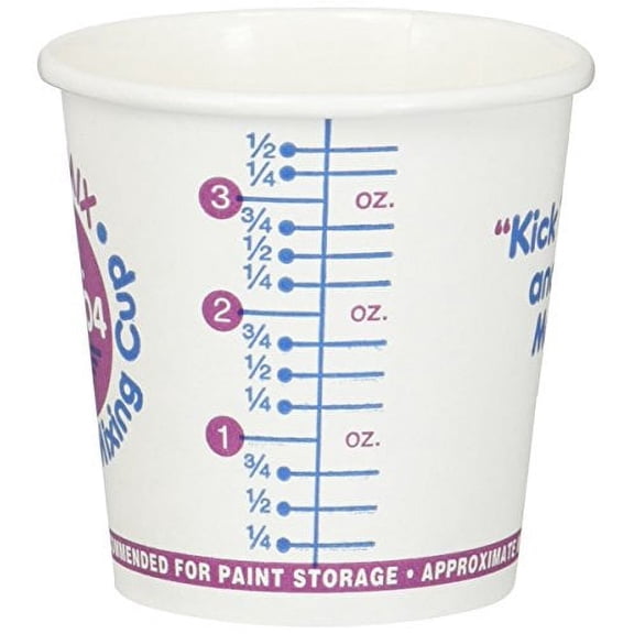 E-Z Mix EZX70004 Disposable Paper Mixing Cup (s - 1/4 Pint Cups 400), White
