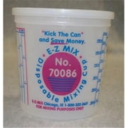 E-Z Mix EZX70086 2.5 qt. Disposable Cups