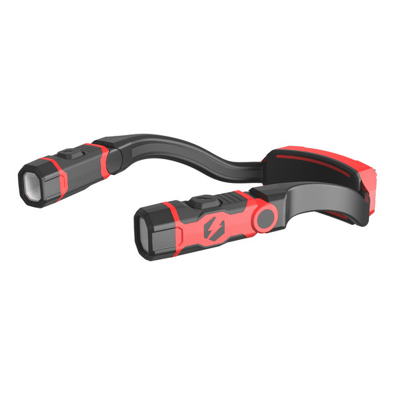 E-Z Red ANYWEAR Rechargeable 350 Lumens Dimmable Neck Light - Red