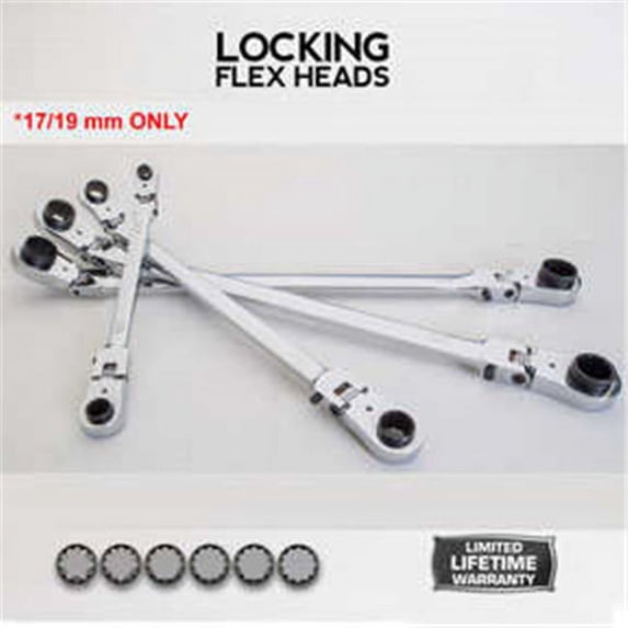 E-Z Red EZR-WRM1719 Flex Head Wrench - 17 x 19 mm.