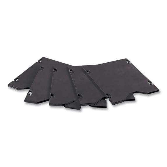 E-Z Sort Additional Mail Trays, 5 Shelves, 11 x 12.5 x 0.5, Black, Ships in 1-3 Business Days | Bundle of 2 Each