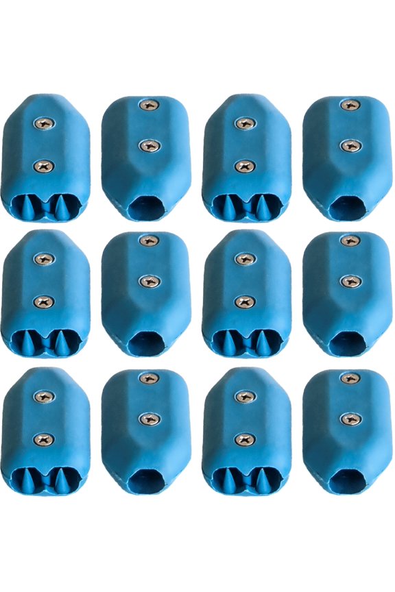 1/2 Inch Reusable Rope Clamp Blue 25 Pack