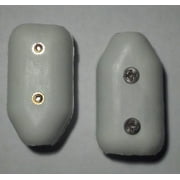 E-Z-TY 3/16 Inch Reusable Rope Clamp White 2 Pack