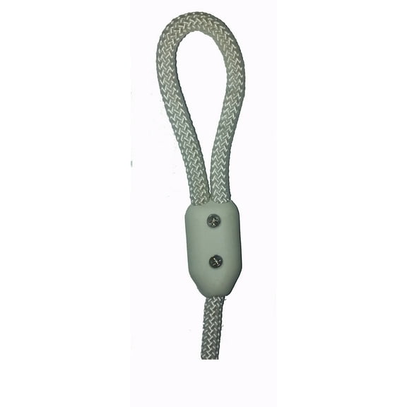E-Z-TY 3/16 Inch Reusable Rope Clamp White Single