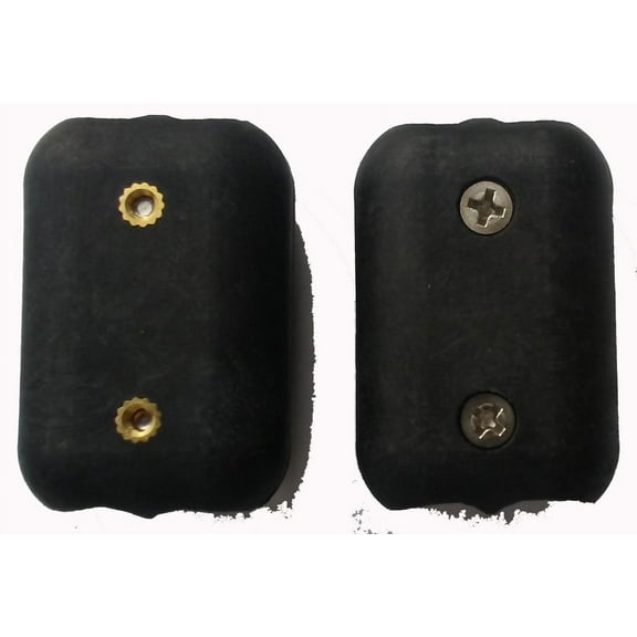 E-Z-TY 3/8 Inch DOUBLE OT Reusable Rope Clamp Black 2 Pack