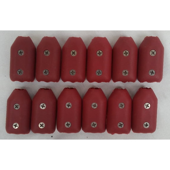 E-Z-TY 3/8 Inch Reusable Rope Clamp Red 12 Pack
