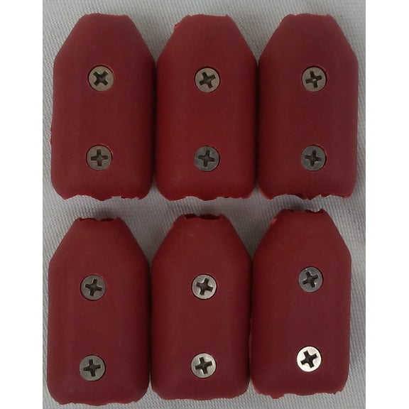 E-Z-TY 5/8 Inch Double OT Reusable Rope Clamp Red 6 Pack