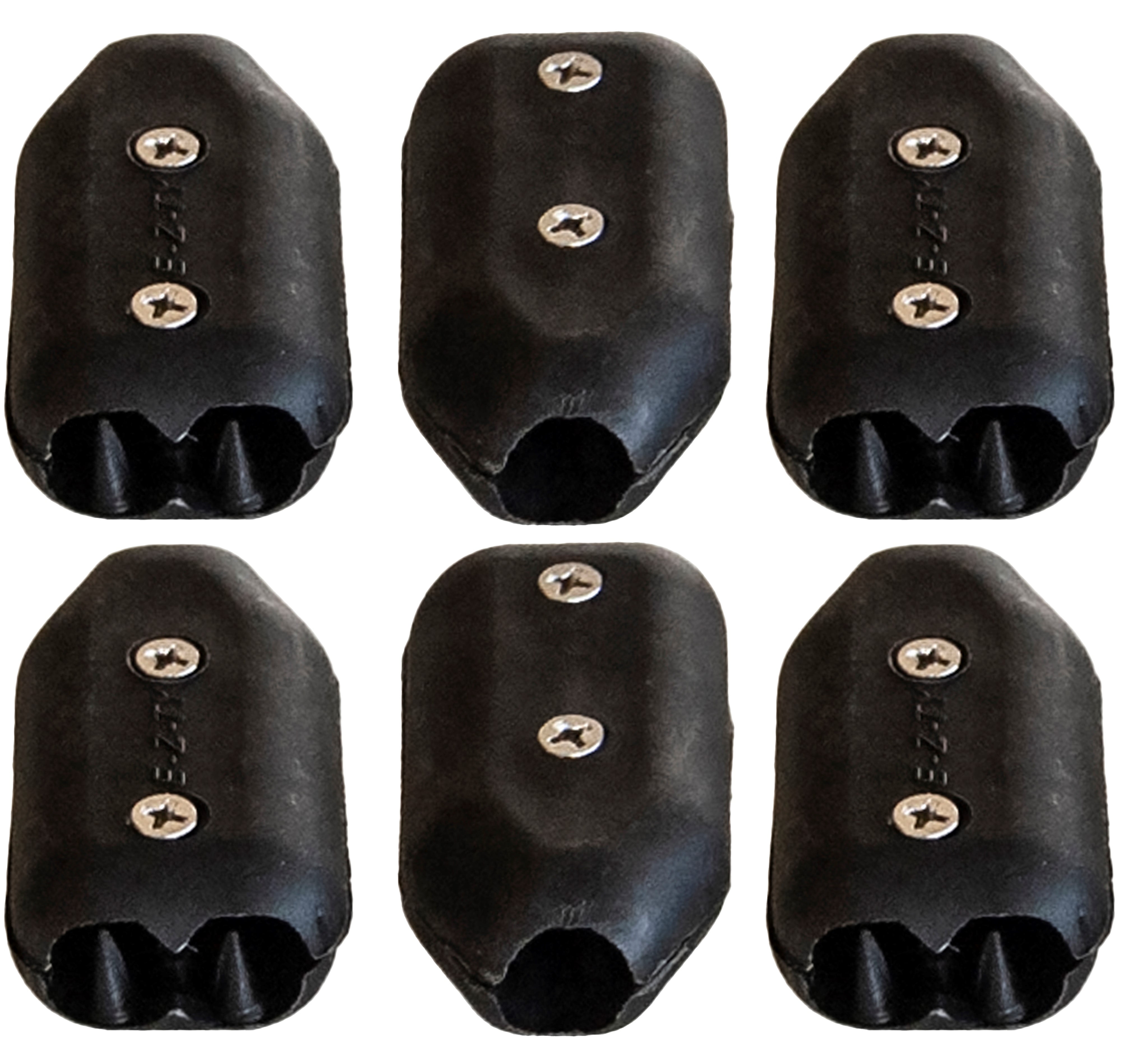 E-Z-TY 5/8 Inch Reusable Rope Clamp Black 6 Pack - Walmart.com