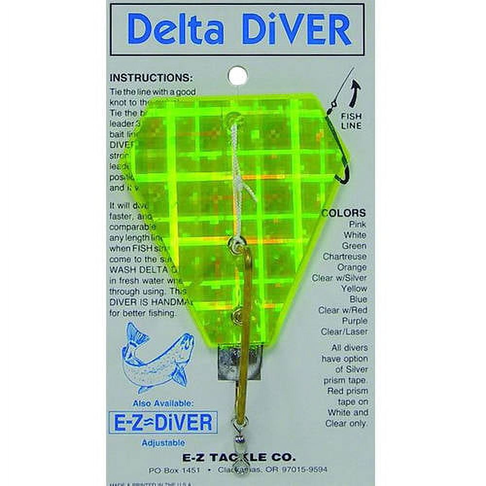 E-Z Tackle Delta Divers, Clear/Disco