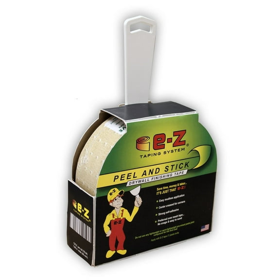 E-Z Tapping 99125 Peel & Stick Drywall Finishing Tape, Green, 125'