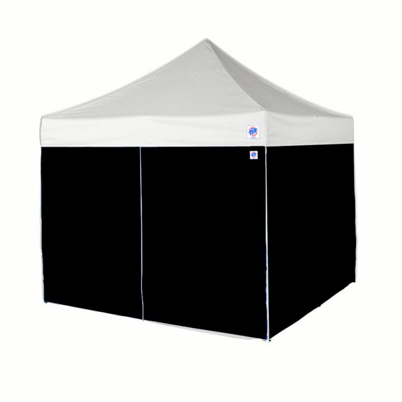 E-Z UP® Duralon Sidewall, 4 Pack, 10' x 10' (Not Including Canopy), Black
