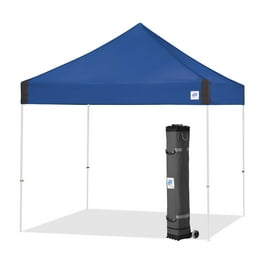 E Z Up Hi Viz Utility Instant Shelter Outdoor Canopy Shelter 10 x 10 Orange Top Walmart
