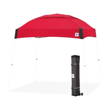 E-Z Up® Dome® Instant Shelter®, Outdoor Vented Shelter Canopy 10' x 10', Red