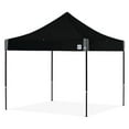 thumbnail image 1 of E-Z Up EZUEC3STL10KFBKTBK 10 ft. Eclipse Steel Shelter Black Frame & Black Top, 1 of 10