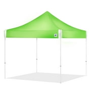 E-Z Up® Hi-Viz Utility Instant Shelter - Outdoor Canopy/Shelter 10' x 10', Green Top