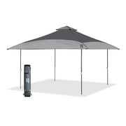 E-Z Up Spectator Instant Shelter Outdoor Canopy, 13 ft x 13 ft, Steel Gray/Cool Gray Top w/ Steel Gray Frame