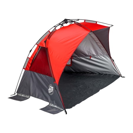 E-Z Up® Wedge Instant Shelter® Outdoor Beach Tent, Brilliant Red