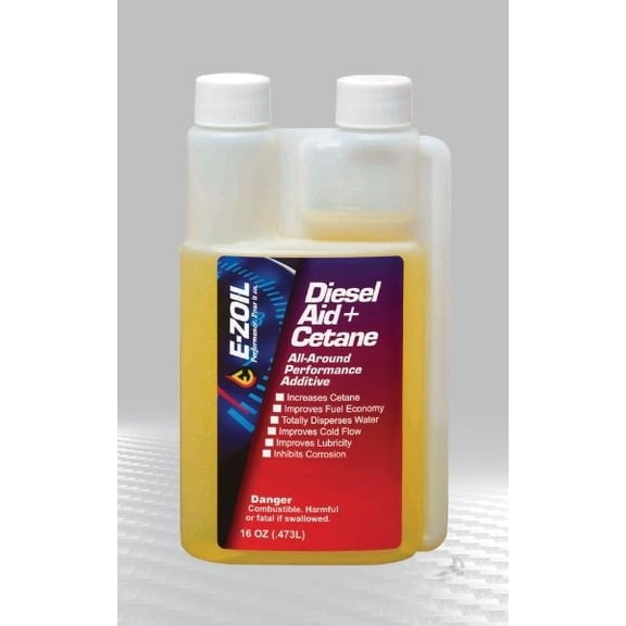 E-ZOIL (D25-16) Diesel Aid + Cetane 16 oz (Case of 12)