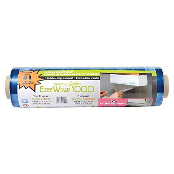E-Zee Wrap Plastic Wrap Refill 1000 Ft. Roll (305 Meter)