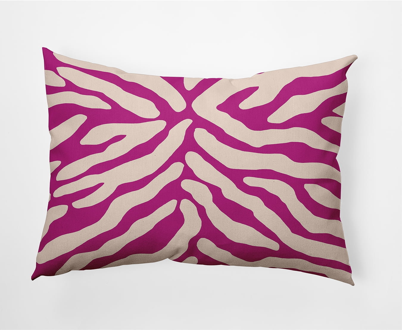 E by Design Animal Stripe Indoor/Outdoor Lumbar Throw Pillow