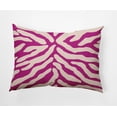 thumbnail image 1 of E by Design Animal Stripe Indoor/Outdoor Lumbar Throw Pillow, 1 of 3