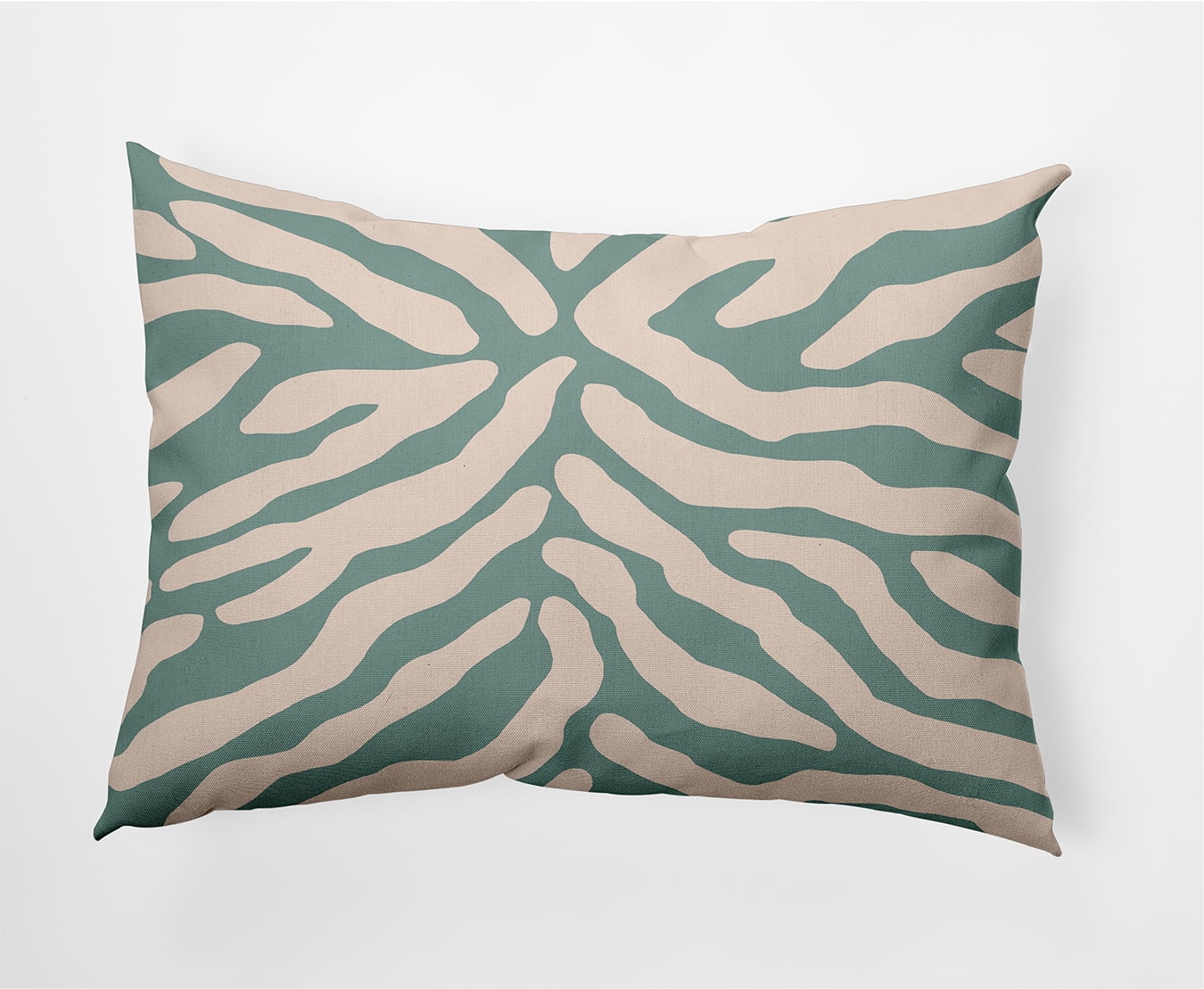 E by Design Animal Stripe Indoor/Outdoor Lumbar Throw Pillow