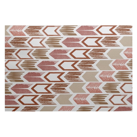 E by Design Arrow Indoor/Outdoor Door Mat
