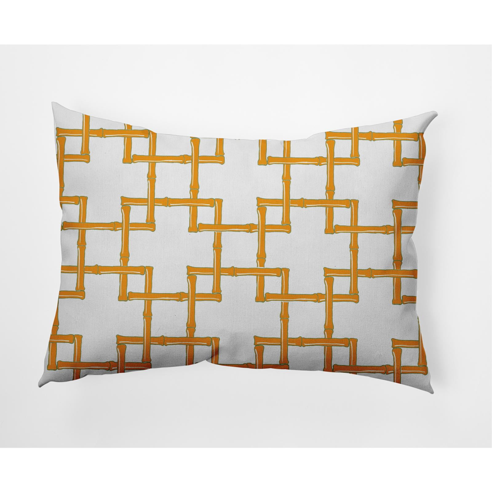 E by Design Bamboo Indoor/Outdoor Lumbar Throw Pillow