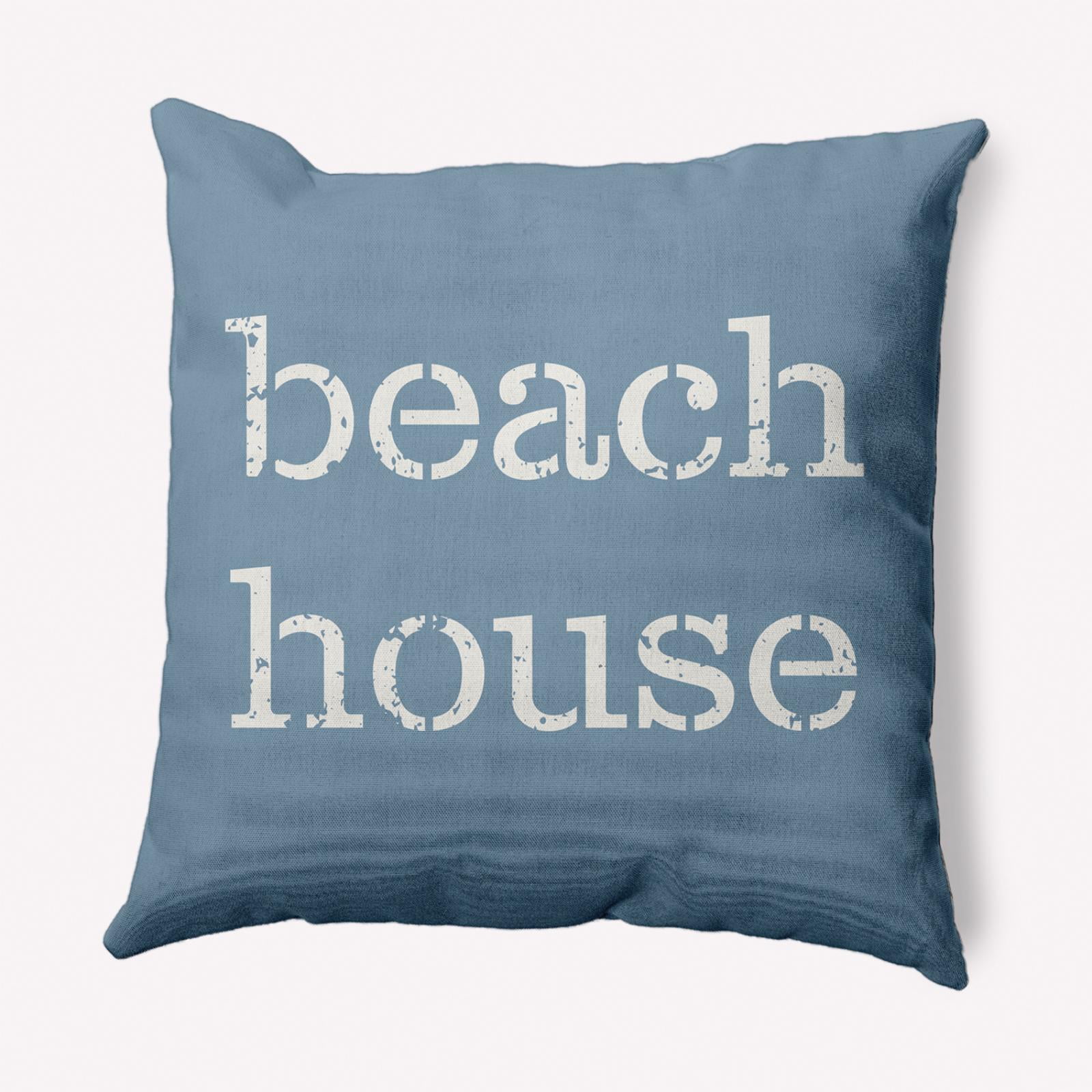 E by Design Beach House Nautical Indoor/Outdoor Throw Pillow