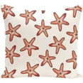 thumbnail image 1 of E by Design Beach Vacation Soft Starfish Decorative Pillow, 1 of 2
