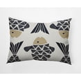 thumbnail image 1 of E by Design Big Fish Nautical Indoor/Outdoor Lumbar Throw Pillow, 1 of 4