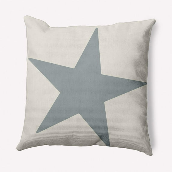 Simply Daisy 18" x 18" Big Star Nautical Indoor/Outdoor Throw Pillow