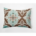thumbnail image 1 of E by Design Bombay Medallion Indoor/Outdoor Lumbar Throw Pillow, 1 of 4