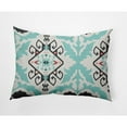 thumbnail image 1 of E by Design Bombay Medallion Indoor/Outdoor Lumbar Throw Pillow, 1 of 4