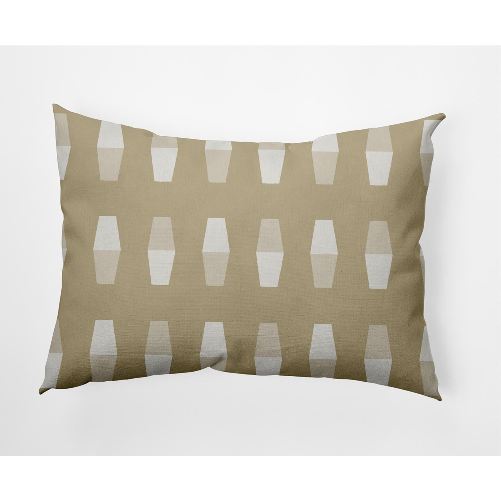 E by Design Bowling Pins Nautical Indoor/Outdoor Lumbar Throw Pillow