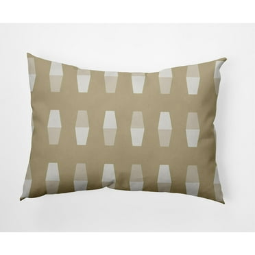 E by Design Bowling Pins Nautical Indoor/Outdoor Lumbar Throw Pillow