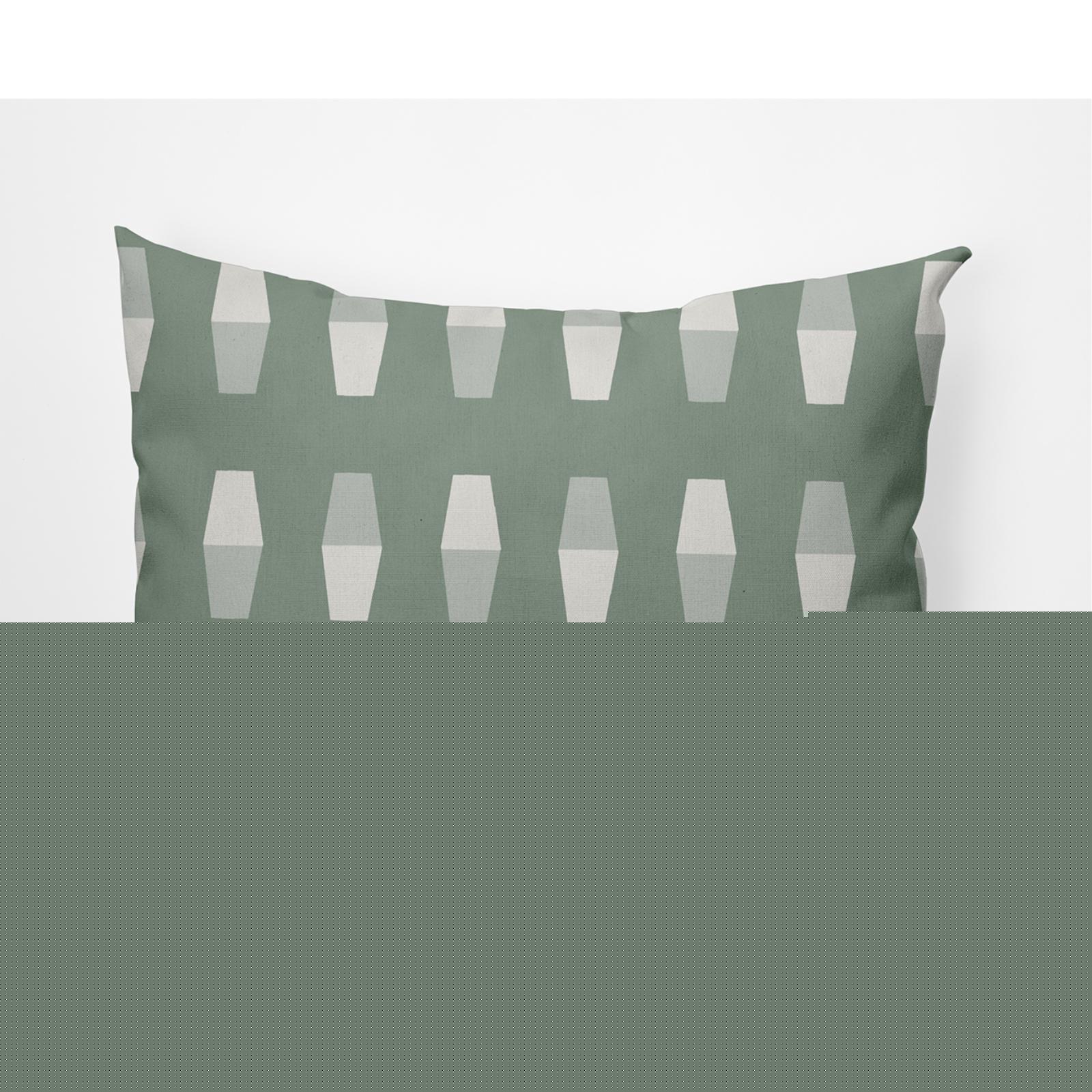 thumbnail image 1 of E by Design Bowling Pins Nautical Indoor/Outdoor Lumbar Throw Pillow, 1 of 4