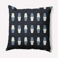 thumbnail image 1 of E by Design Bowling Pins Nautical Indoor/Outdoor Throw Pillow, 1 of 3