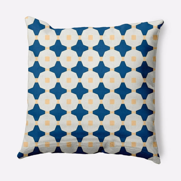 E by Design Button Up Indoor/Outdoor Throw Pillow