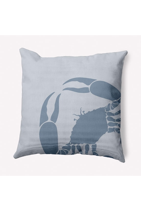 Crab Dip Nautical Indoor/Outdoor Throw Pillow