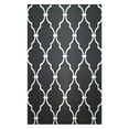 thumbnail image 1 of E by Design Decorative Geometric Indoor/Outdoor Rug Black, 1 of 2