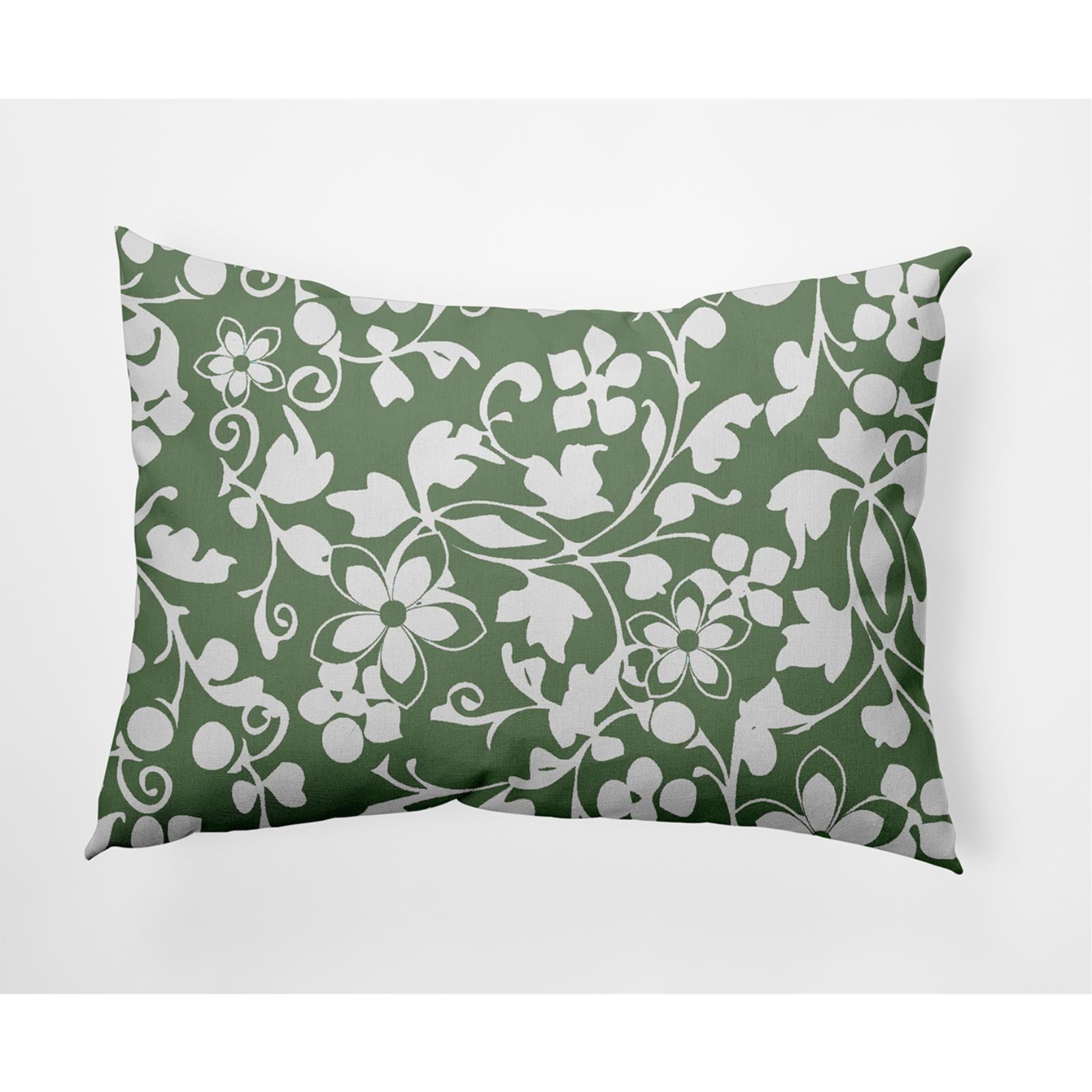 E by Design Evelyn Indoor/Outdoor Lumbar Throw Pillow