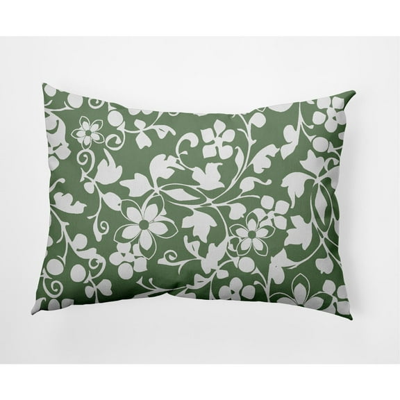 E by Design Evelyn Indoor/Outdoor Lumbar Throw Pillow